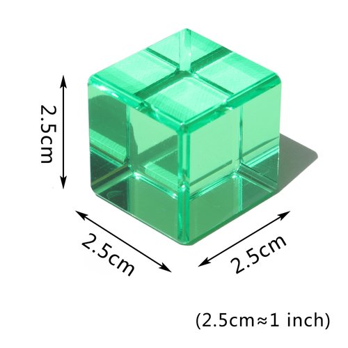 KOAICS Rainbow Crystal Acrylic Cubes Children Learning Color Light Shadow Toy, Stacking Gem Blocks Sensory Building Blocks for Kids(48PCS)…