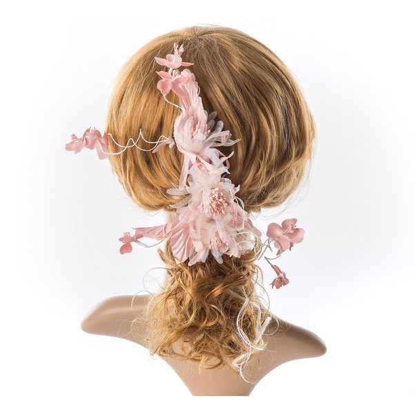 Crystal and Pearl hair vine, Wedding hairwreath, Bridal hair vine, Bridal hair accessories Baby's breath hairpiece - engagement gift