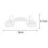 Dzrige Halloween Retractable Vampire Fangs Scary Creepy Plastic Vampire Fake Teeth for Cosplay Party Props Halloween Carnival Party Fangs Favors