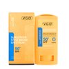 VGO Clear Sunscreen Stick Spf 50+ Provides Broad Spectrum UVA/UVB Protection with a Lightweight Formula - Ideal for Both Face & Body, Equipped with Hands-Free Application Convenience.