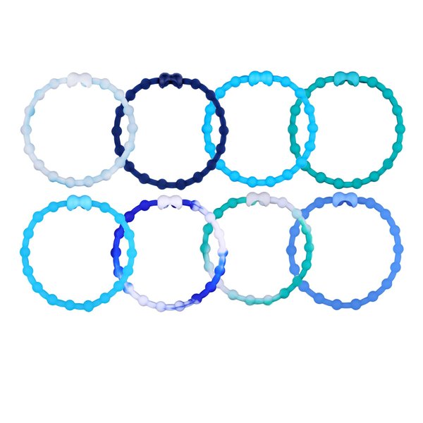 Harbor Dawn Pack PRO Hair Ties: Easy Release Adjustable for Every Hair Type PACK OF 8