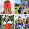 Cheer Bows,Hair Bows,Red Bow for Hair,2 Pack Red Hair Bow,Bow Hair Ties,Red Ribbon for Hair,Cheer Bow Holder,Hair Ties with Bows,Cheer Bows for Cheerleaders,Red Hair Ribbon,Cheer Hair Accessories