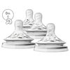 Philips Avent Natural Baby Bottle First Flow Nipple, 0M+, 4pack, Flow 0, SCF657/43