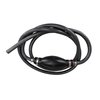 Pactrade Marine Grey Durable Fuel Line Assembly Hose Barbs Rubber Primer Bulb Lengthy 7 ft feet Resistant Material Cover Fuel Flow (5/16" Hose, Universal - No Connector)