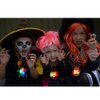 Halloween LED Light Up Necklace 15 PCS Halloween Glowing Pendant Toys Party Favors LED Glow Necklaces for Kids