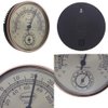 Brannan Thermometer Hygrometer Gilt Dial - Analog Hygrometer and Thermometer Dial for Home, Office, Garden, Greenhouse or Conservatory Thermo Hygrometer Humidity Meter
