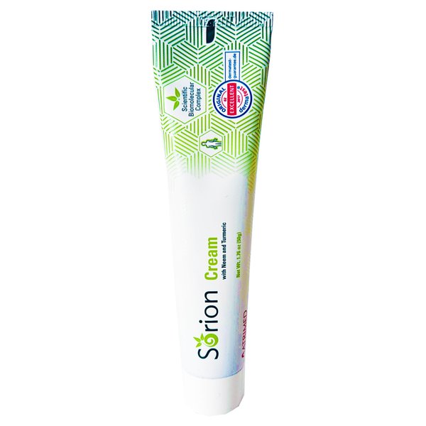 Sorion Cream for Comforting Dry Skin and Ayurveda Skin Care with Coconut Oil, Neem, Turmeric, Pala Indigo and Vitamin E