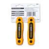 GEARWRENCH 17 Piece SAE/Metric Ball End Folding Hex Key Set - 83511