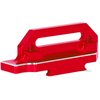 RCHuiWow RC Tall Battery Hold Downs Upgrades Part for 1/10 Slash 4x4 LCG,Alloy Aluminium Battery Holder Mount Hold Down w/Strap,Red