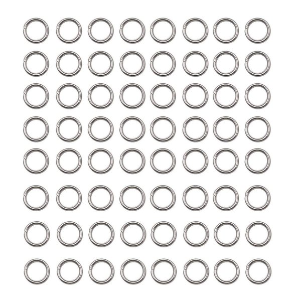 1000 pcs Stainless Steel Split Rings Jump Rings Connector Rings for Jewelry Making Necklaces Bracelet Earrings Keychain DIY Craft (12603-6mm)