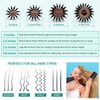 Round Brush for Blow Drying, LORSEX Boar Bristle Hair brush for Women Men, Round Hairbrush for Add Shine/Volume, Minimize Damage (2.8 Inch)