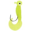Johnson Swimming Grubs Chartreuse Fishing Bait, Yellow, 3" | 8cm / 1/4 oz