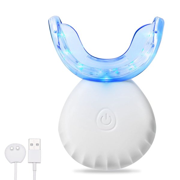 EOICCEOH Teeth Whitening Light,10X More Powerful Blue Led Light Connected with USB, Non-Battery Teeth Whitening LED Light in Home Use