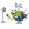 nanoblock - Space - Planet Earth & The Moon, Advanced Hobby Series Building Kit