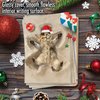 The Best Card Company - 12 Boxed Christmas Greeting Cards (1 Design, 12 Cards) - Tropical Beach and Vacation Holidays, Bulk Set - Holiday Sand Angels C6844BXSG-B12x1