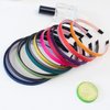 WJYX BOWS 10mm Thin Headbands For Girls, 26 Pcs Plastic Headband with Teeth Head Bands Hairbands DIY Hair Accessories for Girls Teens and Women