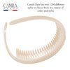 Camila Paris CP3646 French Headband for Women, Beige, Strong Hold Grip Women's Hair Band, Very Flexible, No Slip and Durable Styling Girls Hair Accessories, Made in France