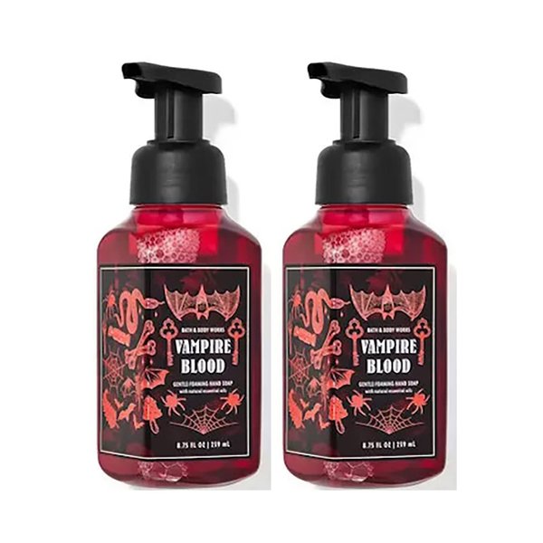 Bath & Body Works Vampire Blood Gentle Foaming Hand Soap 8.75 Ounce 2-Pack (Vampire Blood)