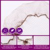Hair Nets for Women - 20 Invisible Hair Nets(24inch) with 65 U-Shaped Bobby Pins Hair Bands, Hair Nets for Food Service, Bun Making, Ballet and Versatile Hair styling, Brown