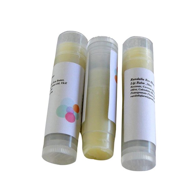Set 3 Lip Balm, Pomegranate, Randalia Bee Hives