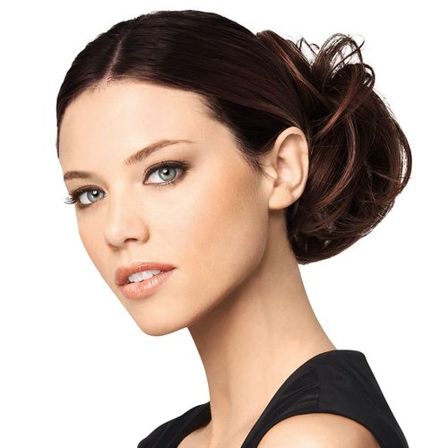 Modern Chignon Color R6/30H CHOCOLATE COPPER - Hairdo Extensions Claw Clip Loose Hair Bun Tru2Life Heat Friendly Synthetic Soft Waves Hairpiece