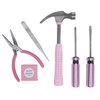 Trimate,PinkTool Set,Includes – Hammer, Screwdriver Set, Pliers (Tool Kit for The Home, Office, or Car)