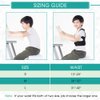VINGVO Back Posture Corrector for Kids and Teens, Adjustable Upper Back Brace Clavicle Support Brace with Soft Shoulder Pads and Elastic Belts for Thoracic Kyphosis Improve Slouching and Humpback S