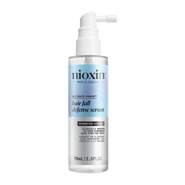 Nioxin Hair Fall Defense Intensive Daily Leave-In Hair Treatment |With Caffeine, Lauric Acid, Niacinamide and Sandalore| For Thicker and Stronger Hair| 2.3 Fl Oz (Packaging May Vary)