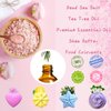 Lanwexy Bath Foot Bombs, 16 Pack Foot Soak with Bath Salt and Tea Tree Oil. Organic Natural Handmade Aroma Pure Essential Oil Bubble Foot Balls for Foot Callus, Dry Cracked, Stubborn Foot Odor Scent.