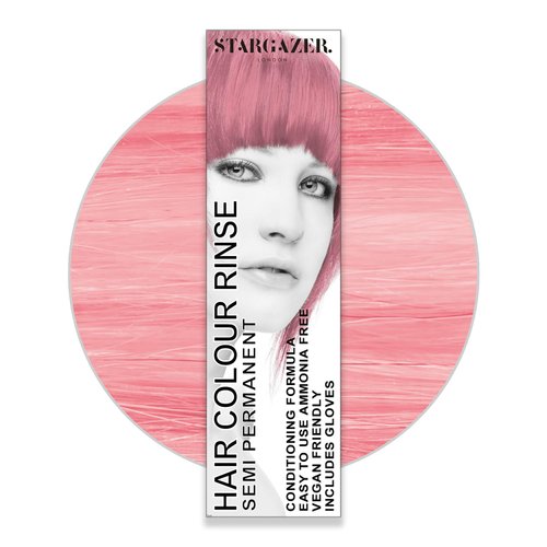 Stargazer Hair Colour Rinse Semi Permanent Hair Dye 70ml-Rose Pink