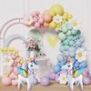 Standing Unicorn foil Balloon, 3D Magical Crown Wings Unicorn Party Balloons, Girls Birthday Wedding Baby Shower Decorations Party Supplies (25inch 2PCS)