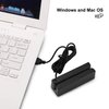 MSR90 USB Swipe Magnetic Credit Card Reader 3 Tracks Mini Smart Card Reader MSR605 MSR606 Deftun
