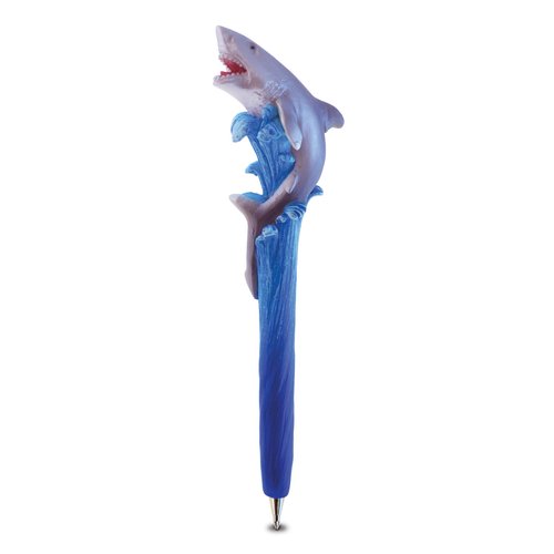 Planet Pens Biting Shark Novelty Pen - Fun and Unique Kids and Adults Ballpoint Pen, Colorful Sea Life Writing Pen Instrument For School and Office Desk Decor