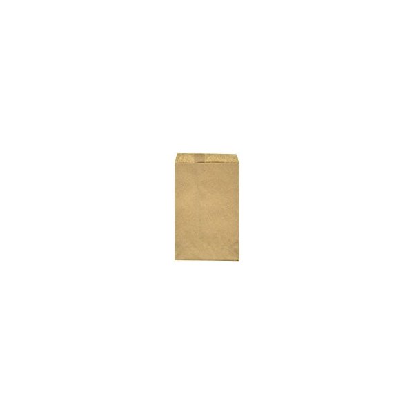 100 Pack Brown Kraft Paper Bags, 5" x 7.5" Inches, Good for Candy, Cookies, Doughnut, Crafts, Party Favor, Sandwich, Jewelry, Retail Shops, Merchandise- by RJ Displays