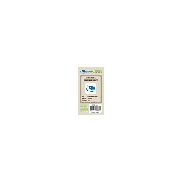 Swan Card Sleeves (45x90mm) - 150 Thin Power Grid (Money)