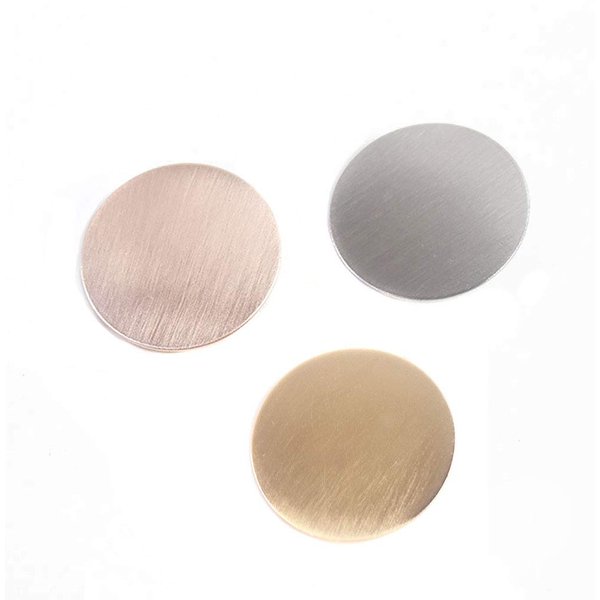 3PCS Metal Duck Bill Sectioning Clips Alligator Hair Clips Polished Vintage Punk Alloy Hair Clip for Women (Circular)