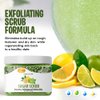 SPA REDI Sugar Scrub Lemon and Lime - Moisturizing and Exfoliating Body Scrub, Face, Hand, Foot Scrub body exfoliator for Nourishing, Glow, Polish, Smooth and Fresh Skin 16 Oz