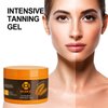 Luxury Intensive Tanning Gel, Intensive Tanning Luxe Gel,Intensive Tanning Gel for Sunbed Outdoor Sun Tanning,Natural Tanning Accelerator Cream Gel,Brown Tanning Gel