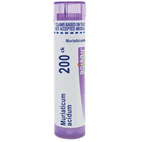 Boiron Muriaticum Acidum 200Ck Md 80 Pellets for Hives Triggered by Sun Exposure