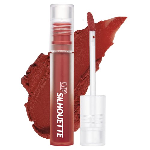 I'M MEME Lip Silhouette Matte Velvet Tint - 05 Street Chill (Red Chilly Shade) | Best Lip Stain, Vivid Color, Long Lasting, Moisturizing & Hydrating, Light-weight, Matte Finish, Makeup, 4mL
