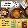 Variety Pack of Halvah Marble, Vanilla, and Walnut Israel Candy Bars– Vegan-Friendly, Certified Kosher Snacks with No Dairy or Gluten by Achva, 25 g. Each (1 Pack)