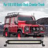 RC Light Bar 30 LED 5.3 Inch Aluminum RC Lights RC Crawler Accessories for Axial SCX10 Traxxas TRX4 TRX6 Arrma Senton Redcat GEN7 1/8 1/10 Scale Rock Crawler Truck RC Car Roof Light Kit Zhongzhen