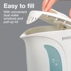 Proctor Silex Electric Tea Kettle, Water Boiler & Heater Auto-Shutoff & Boil-Dry Protection, 1000 Watts for Fast Boiling, 1 Liter, White