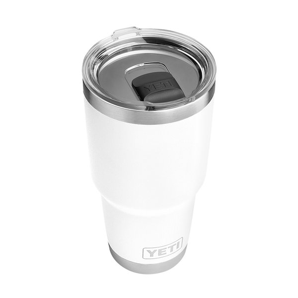 YETI Rambler 30 oz Stainless Steel Vacuum Insulated Tumbler w/MagSlider Lid, White