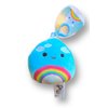 Squishmallows Official Kellytoy 3.5 Inch Clip On Bag Keychain Backpack Clips Squishy Soft Plush Toy Animal (Vera Rainbow)