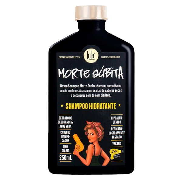 Lola From Rio - Morte Subita - Moisturizing Shampoo For Dry And Damaged Hair That Has Been Chemically Treated Vegan, Cruelty-free, Paraben-free, Sulfate-free 8.45 Fl Oz