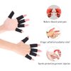 Finger Arthritis Sleeves (30Pcs), Elastic Thumb Splint Brace Support Protector Finger Compression Sleeve for Arthritis Joint Pain Relief, Breathable Finger Tape for Triggger Finger Sports Aid Support