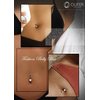 OUFER 14G Belly Rings, Long Belly Button Rings, G23 Solid Titanium Belly Piercing Jewelry, Heart Shaped Navel Piercing Jewelry, Belly Rings for Women Men-14mm