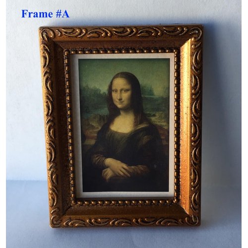 AirAds Dollhouse 1:12 Scale Dollhouse Miniature Accessories Dollhouse kit Dummy Frame Mini Mona Lisa