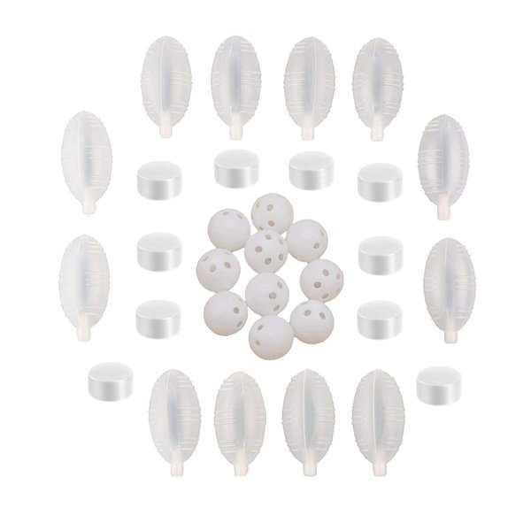 30pcs Rattle Box Repair Toy-Squeakers, Rattle Balls, Rattles Boxes Mixed for Sewing in Noise Maker Insert Pet Baby Toys